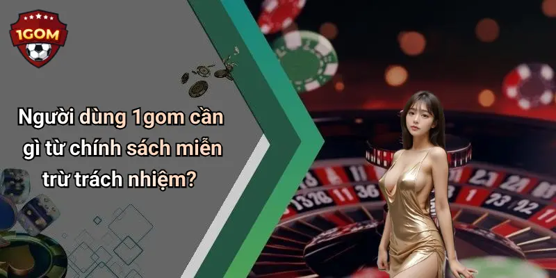 Người dùng 1gom cần gì từ chính sách miễn trừ trách nhiệm?