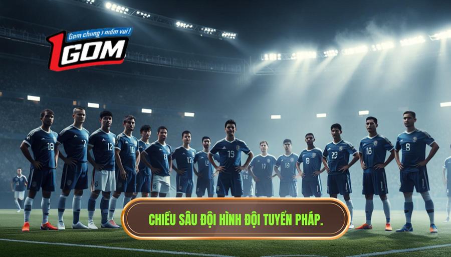 1. Chiều sâu đội hình đội tuyển Pháp.