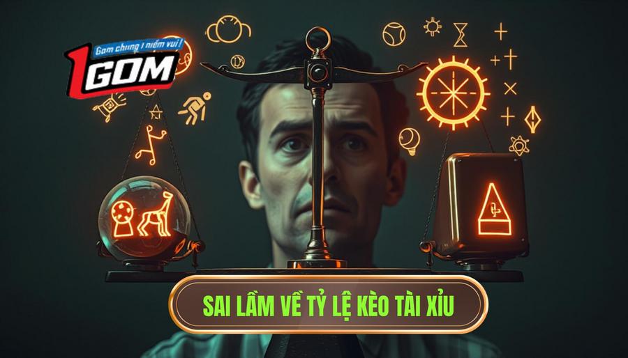 1. Sai lầm về tỷ lệ kèo Tài Xỉu