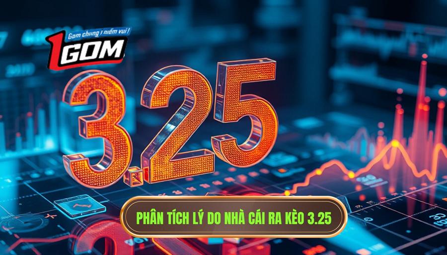 3. Phân tích lý do nhà cái ra kèo 3.25